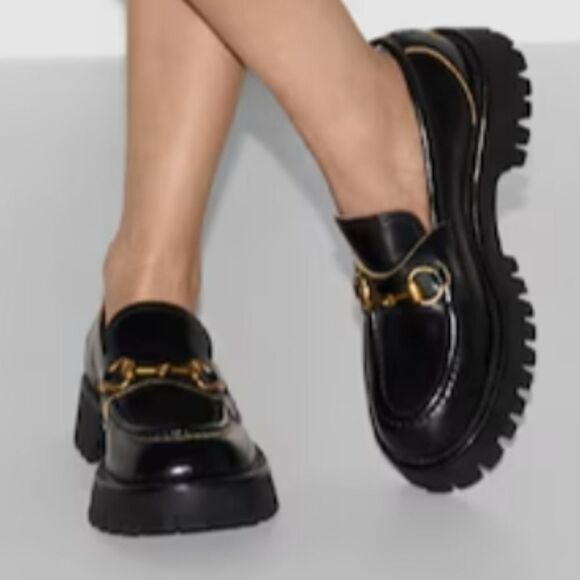 BRAM NEW TOP MODA WOMEN'S LUG SOLE LOAFER WITH HORSEBIT - Picture 1 of 15
